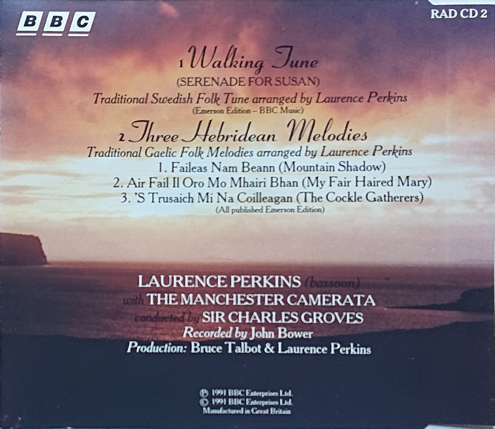 Back cover of RAD CD 2